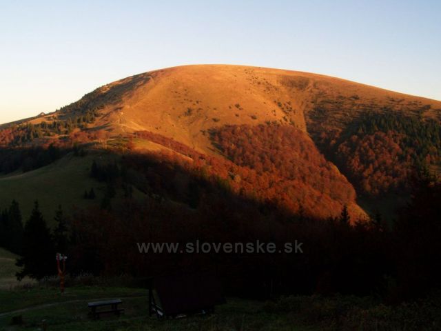 poslední sluneční paprsky na Ploské ......