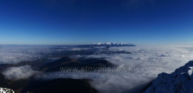 Západné Tatry z Veľkého Choča