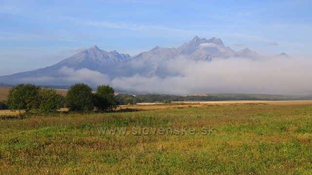 Pohled na Vysoké Tatry