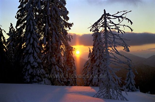 Veľká Fatra-Podvečer na Hrebeni